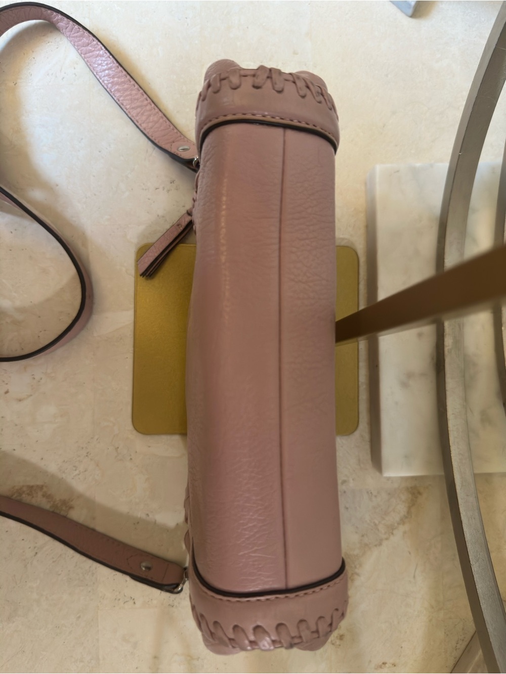 orYANY Pink Leather Crossbody Bag - Women - Picture 6 of 14